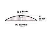 Boat Anode Wiring Diagram Zinc Alloy Rudder Trim Tab Disc Anode 4 5 16 110mm Pair