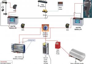 Boat Dual Battery Wiring Diagram solar Boat Wiring Diagram Wiring Diagrams Place