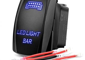 Boat Rocker Switch Wiring Diagram Amazon Com Nilight Ni Rs081 Bar Rocker 5pin Laser On Off Led Light