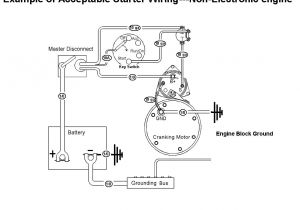 Boat Starter Motor Wiring Diagram Acceptable Starter Motor Wiring with Mag Switch