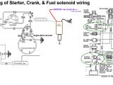 Boat Starter Motor Wiring Diagram Starter Crank Fuel Shutoff solenoid Wiring Seaboard Marine
