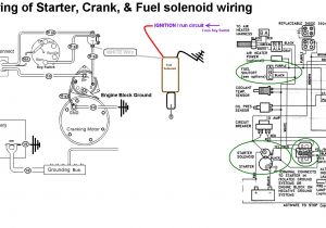 Boat Starter Motor Wiring Diagram Starter Crank Fuel Shutoff solenoid Wiring Seaboard Marine