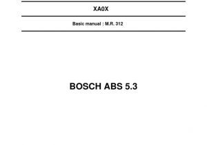 Bosch 5.3 Abs Module Wiring Diagram Abs Megane Anti Lock Braking System Electrical Connector