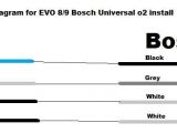 Bosch Universal O2 Sensor Wiring Diagram Question Replacing Oem Rear O2 with Bosch Evolutionm