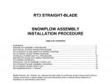 Boss Snow Plow Wiring Diagram Truck Side Rt3 Straight Blade Snowplow assembly Installation Boss
