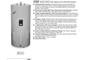 Bradford White Electric Water Heater Wiring Diagram Commercial 3 Element Energy Saver Electric Water