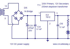 Bridge Rectifier Wiring Diagram Capacitor Cap Value for Full Wave Rectifier Circuit Electrical