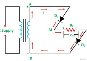 Bridge Rectifier Wiring Diagram Full Wave Bridge Rectifier Its Operation Advantages