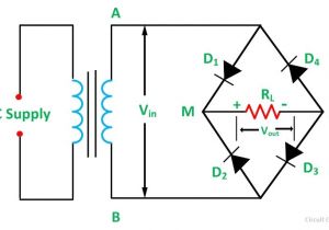 Bridge Rectifier Wiring Diagram Full Wave Bridge Rectifier Its Operation Advantages