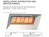 Bromic Heater Wiring Diagram Installation Instruction and Service Manual Manualzz Com