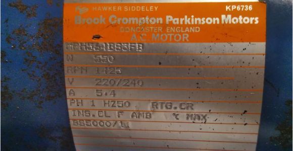 Brook Crompton Motor Wiring Diagram Myfords Brook Crompton Motor Wiring Model Engineer