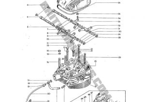 Bsa A65 Wiring Diagram Plate 01 Cylinder Head Rockers Bsa A65 1971
