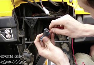 Can Am Maverick Wiring Diagram Can Am Commander Light Wiring Harness Install Super atv Youtube