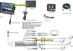 Car Backup Camera Wiring Diagram Rocky Americas Complete Vehicle Rear View Backup System