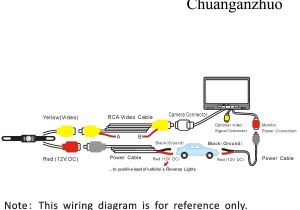 Car Backup Camera Wiring Diagram Tft Lcd Monitor Reversing Camera Wiring Diagram Free