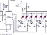 Car Signal Light Wiring Diagram Automobile Turn Signal Light Circuit Diagram Electronic Circuits