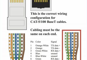 Cat 6 Wiring Diagram 568b for the Cat 5 Cable Rj45 Jack Wiring Diagram Free Download Wiring
