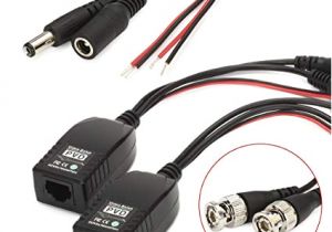 Cat5 Video Balun Wiring Diagram Amazon Com Bnc to Rj45 Cat5 Video Data Power Balun Connector for Cat5 Video Balun Wiring Diagram Amazon Com Bnc to Rj45 Cat5 Video Data Power Balun Connector for