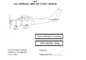 Cessna 182 Wiring Diagram Manual Cessna Model 182q Skylane Pilot S Operating Handbook and