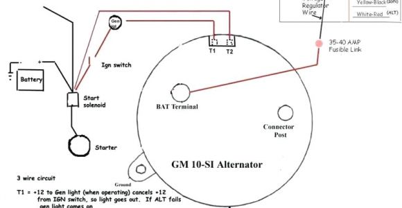 Chevy 2 Wire Alternator Diagram Delco Wiring Schematic Hs Cr De
