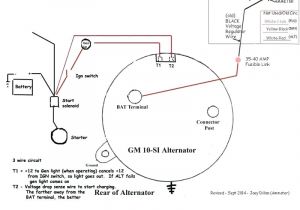 Chevy 3 Wire Alternator Diagram 1 Wire Circuit Diagram Wiring Diagram Mega