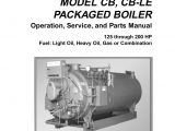 Cleaver Brooks Boiler Wiring Diagram Cb Cble 125 200 Hp Operation and Maintenance Manual Archive