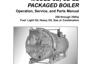 Cleaver Brooks Boiler Wiring Diagram Cb Cble 250 350 Hp Operation and Maintenance Manual Archive