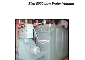Cleaver Brooks Boiler Wiring Diagram Model 5 Operating and Maintenance Manual Low Water Volume Valve