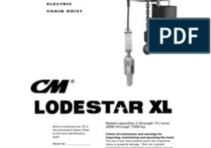 Cm Lodestar Hoist Wiring Diagram Manual Lodestar Xl Power Supply Elevator