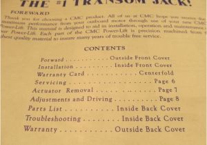 Cmc Power Lift Wiring Diagram Cmc Power Lift Owner S Manual 1999 Part 4001 Revision 10 Cmc Power Lift Wiring Diagram Cmc Power Lift Owner S Manual 1999 Part 4001 Revision 10