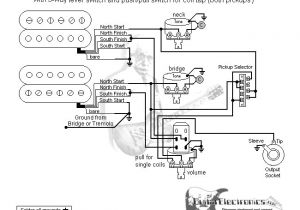 Coil Tap Wiring Diagram Push Pull 2 Humbuckers 3 Way Lever Switch 1 Volume 2 tones Coil Tap School