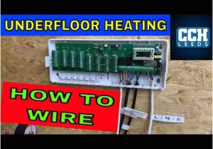 Combi Boiler thermostat Wiring Diagram Plumbing How to Wire Underfloor Heating Wet Underfloor