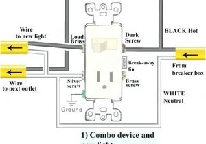 Combo Switch Outlet Wiring Diagram A Light Switch and Schematic Combination Wiring Wiring Diagram Centre