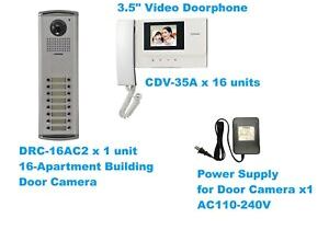 Commax Wiring Diagram Commax Video Door Intercom Set 16 Apartment Building with 3 5 Video