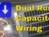 Compressor Capacitor Wiring Diagram Hvac Training Dual Run Capacitor Wiring Youtube