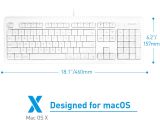 Computer Keyboard Wiring Diagram Macally Full Size Usb Wired Computer Keyboard with Built In 2 Port Usb Hub Perfect for Your Mouse 16 Apple Shortcut Keys for Mac Os Apple Imac
