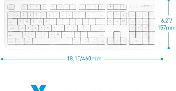 Computer Keyboard Wiring Diagram Macally Full Size Usb Wired Computer Keyboard with Built In 2 Port Usb Hub Perfect for Your Mouse 16 Apple Shortcut Keys for Mac Os Apple Imac