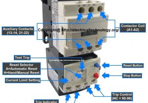 Contactor with Overload Wiring Diagram What is Electrical Contactor Magnetic Contactors