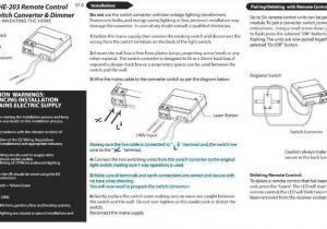 Control 4 Lighting Wiring Diagram Home Easy He203eu Mini Einbaudimmer Mini Funkdimmer