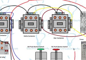 Control Wiring Of Star Delta Starter with Diagram 3 Phase Motor Star Delta Control Circuit Diagram with 8 Pin On Delay