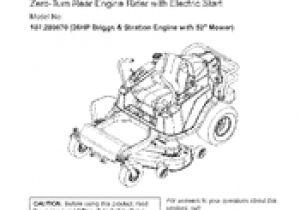 Craftsman Zt 7000 Wiring Diagram Craftsman Zts 7000 Operator S Manual Pdf Download Manualslib