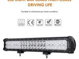 Cree Led Light Bar Wiring Diagram Amazon Com Auxbeam 20 Inch Led Light Bar 126w Light Bar with 42pcs