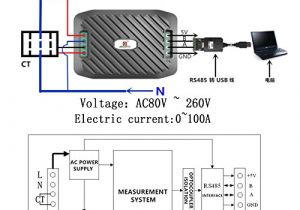 Ct Kwh Meter Wiring Diagram Fidgetkute Ac Power Meter Energy Meter 220v 100a Rs485