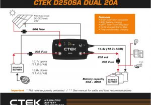 Ctek D250s Dual Wiring Diagram the Ctek Dual Battery System Sa 4×4
