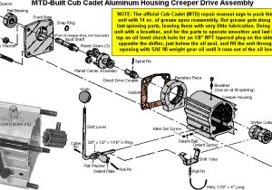 Cub Cadet 1863 Wiring Diagram Modifying the Cub Cadet Transaxle for Heavy Duty Use and or