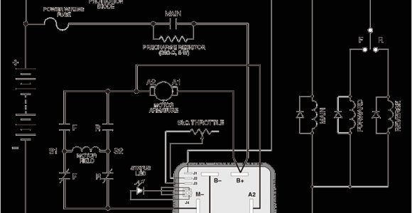 Curtis Speed Controller Wiring Diagram New Curtis 36v 48v 1205m 5603 500a Dc Motor Speed