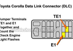 Data Link Connector Wiring Diagram Part 1 How to Retrieve toyota Corolla Obd I Trouble Codes