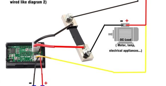Dc Ammeter Shunt Wiring Diagram 0 28 Dual Display Digital Voltmeter Ammeter Amp Volt Meter Current
