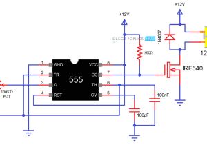 Dc Motor Wiring Diagram Speed Control Of Dc Motor Using Pulse Width Modulation 555
