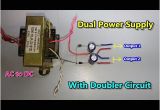 Dc Power Supply Wiring Diagram Dc Dual Power Supply with Voltage Doubler Circuit Ac to